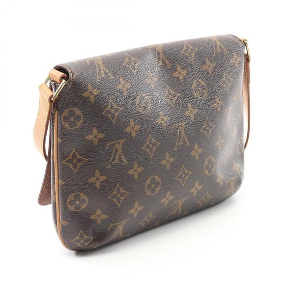 LOUIS VUITTON Brown Monogram Leather Shoulder Bag - Picture 2 of 9